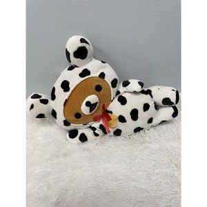 SAN-X Rilakkuma Laying Down Bear Cow Costume Plush Toy 18" Sanrio